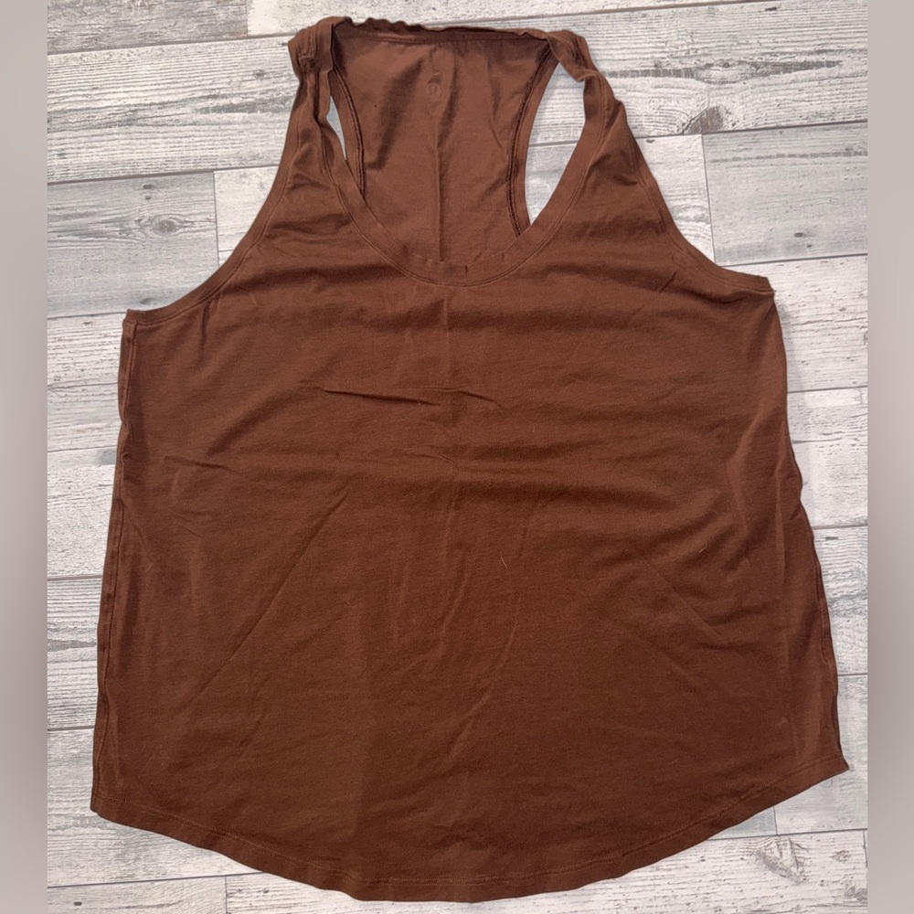 lululemon athletica Brown Racerback Tank